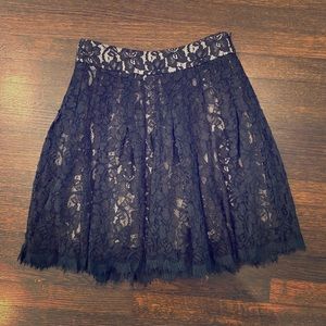DVF Lace Silk Skirt